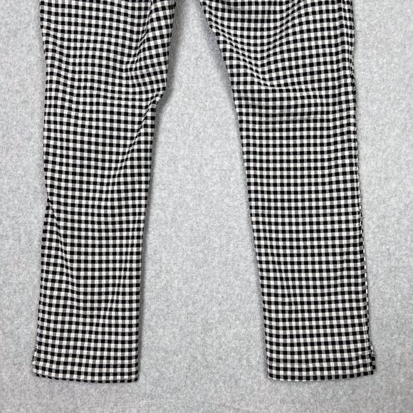 Scotch & Soda Pants Women's Size XL Aloha Hula Trouser High Rise Gingham Check - Picture 6 of 15
